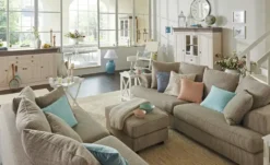 SOHO Hocker gestreift Franka