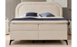 S-STYLE Boxbett mit Bettkasten, Bouclé-Stoff Sonna