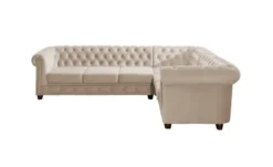 S-STYLE Chesterfield Ecksofa Cleo Blink