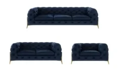 S-STYLE Chesterfield Polstergarnitur 3+2+1 Natalie