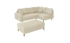 S-STYLE Ecksofa mit Hocker Trygve