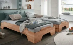 Stapelbett aus Massivholz