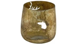 Teelichtglas Rentier