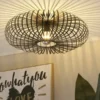 Trio Deckenleuchte, 1-flammig, Metall schwarz ´groß`