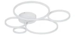 Trio LED-Deckenleuchte, Kreise, weiß