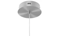 Trio LED-Pendelleuchte Nickel-matt geschwungen