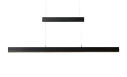 Trio LED-Pendelleuchte, schwarz mit Up & Down Ligh