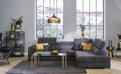 Trio Pendelleuchte, 1-flammig, Messing-matt
