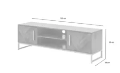 TV- Lowboard aus Massivholz