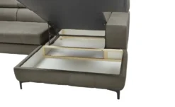 Twist Ecksofa aus Mikrofaser Caro