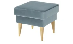 Twist Hocker aus Samt Taco