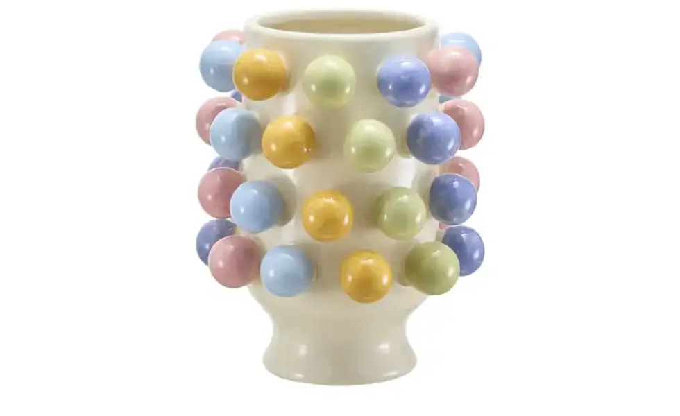 Vase mit Kugeln