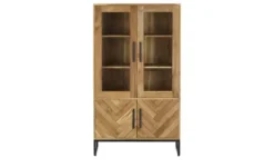 Vitrine aus Massivholz
