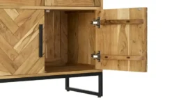 Vitrine aus Massivholz