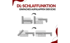 Wohnlandschaft Hellbraun