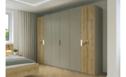 Wohnwert Drehtürenschrank teilmassiv