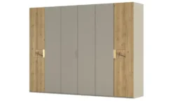Wohnwert Drehtürenschrank teilmassiv