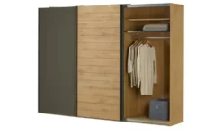 Wohnwert Schwebetürenschrank teilmassiv