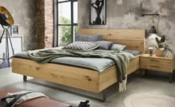 Woodford Bettgestell teilmassiv Smilla