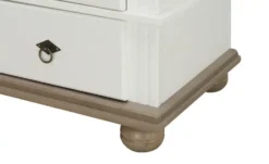 Wäscheschrank Massivholz, 2-türig Fehmarn