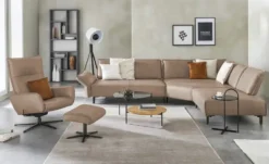 W.SCHILLIG Ecksofa aus Echtleder