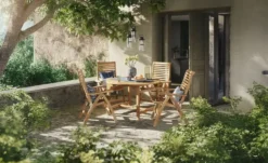 Yorkshire Klappsessel aus Teakholz Cambridge Premium